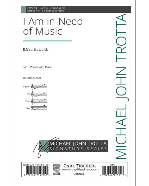 I Am in Need of Music