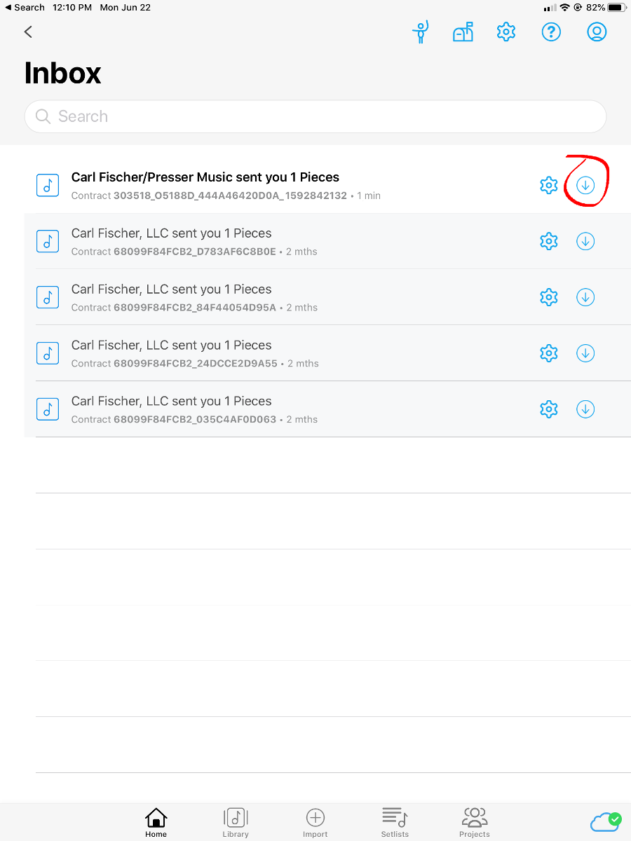 Newzik Messages Screenshot